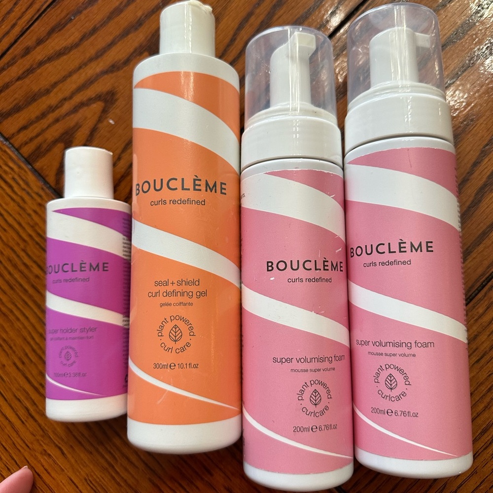Boucleme curly hair products! 3 full suze bottles of Boucleme!